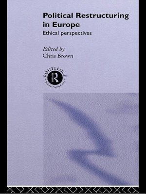 cover image of Political Restructuring in Europe